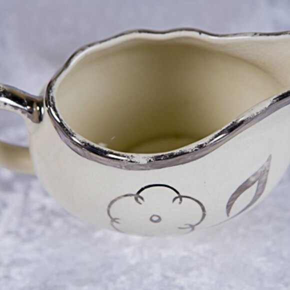 VINTAGE Sandland Ware Creamer and Sugar Bowl 1949 Mini Set CUTE SWEET CH… - Picture 7 of 9